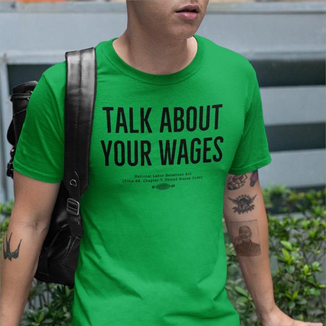 Solidarity Superstore Merch Talk About Your Wages Union Bug Recursion Tee Shirt Jorts And Jean