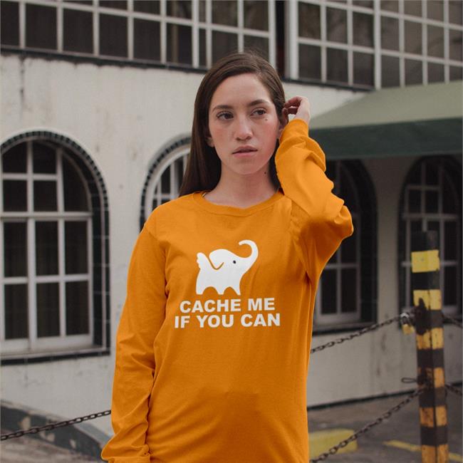 Cache Me If You Can Shirt Black