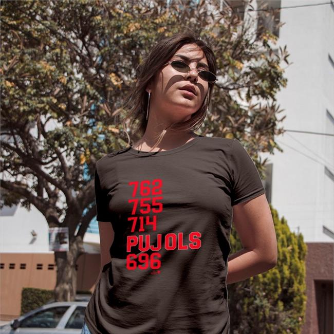762 755 714 Pujols 696 Shirt Karan