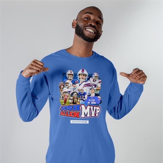 Von Miller Wearing Josh Allen Mvp T Shirt Josh Allen Mvp T Shirts Von Miller
