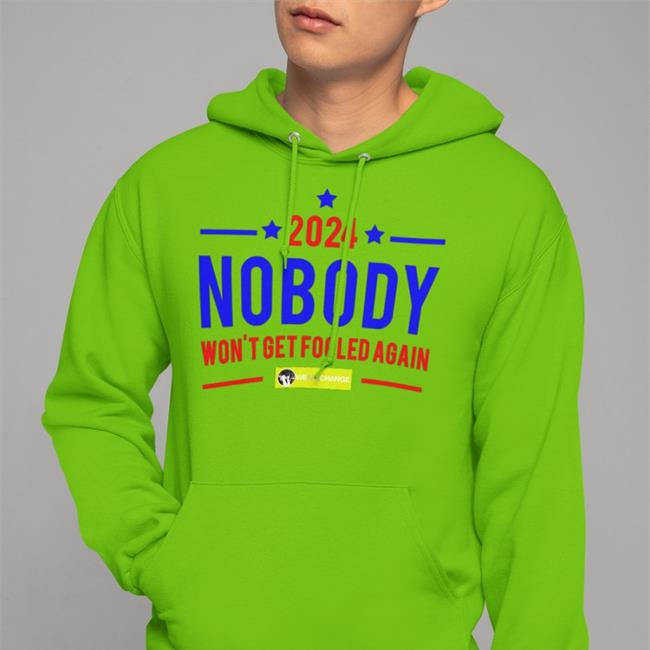 Wearechange Merch Nobody 2024 Won't Get Fooled Again T-Shirt Luke Rudkowski