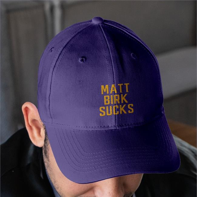 Paul Marvinarts Merch Matt Birk Sucks Tee Shirt