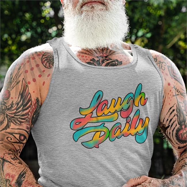 Jstu Colorful Laugh Daily Tee