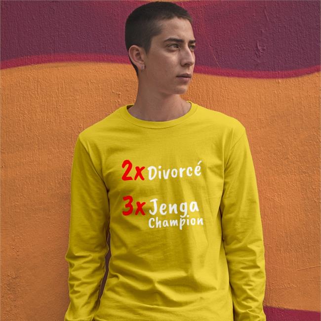 2X Divorce 3X Jenga Champion Hoodie