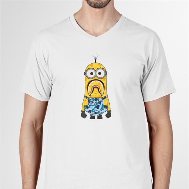 New Suprasneakers Merch Bape X Minions Camo Minion Shirt By Gnf Outfits