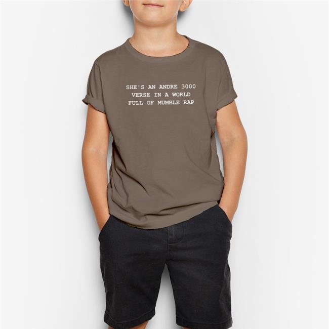 She's An Andre 3000 Verse In A World Full Of Mumble Rap Original TShirts Grey Jamzbond