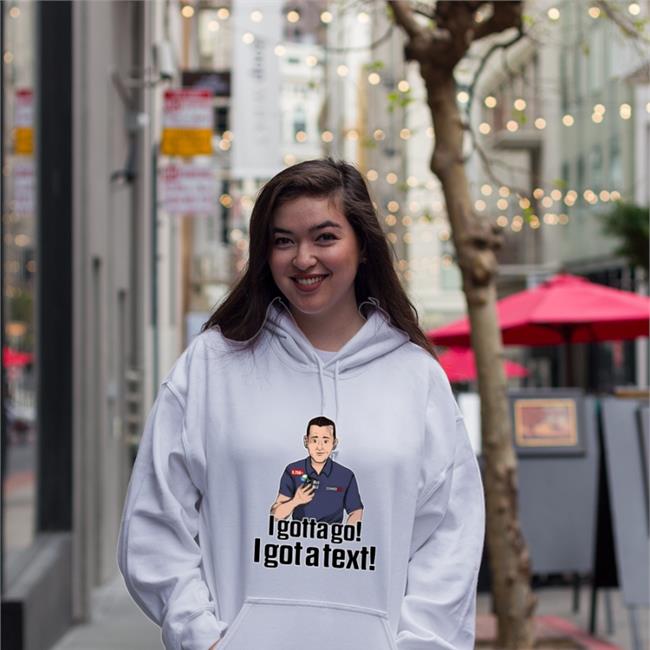 I Gotta Go I Got A Text Tee Shirt Rapsheet & Friends