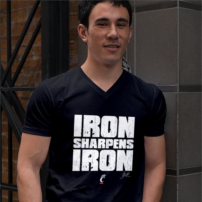 Luke Fickell Iron Sharpens Iron Sweatshirt Cincinnati Bearcats