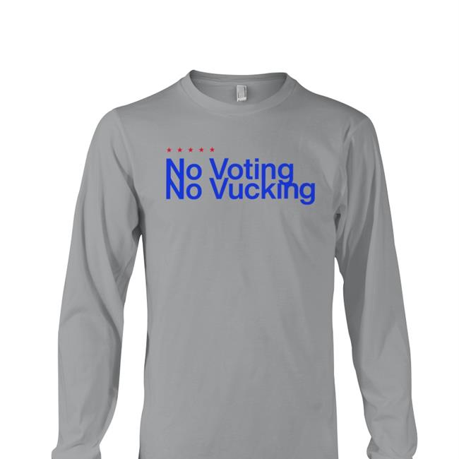 Blk Trina And Saucy Santana No Voting No Vucking Sweatshirt Big L Atlsolid