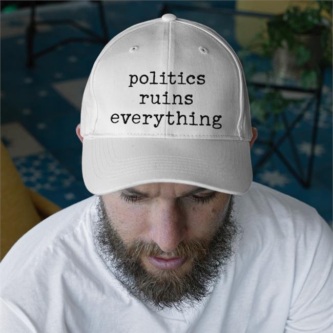 Viva Frei Merch Politics Ruins Everything Crewneck Sweatshirt Thevivafrei