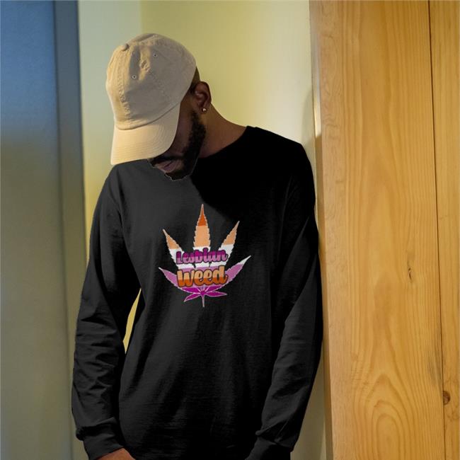 Lesbian Weed Fitted T-Shirt