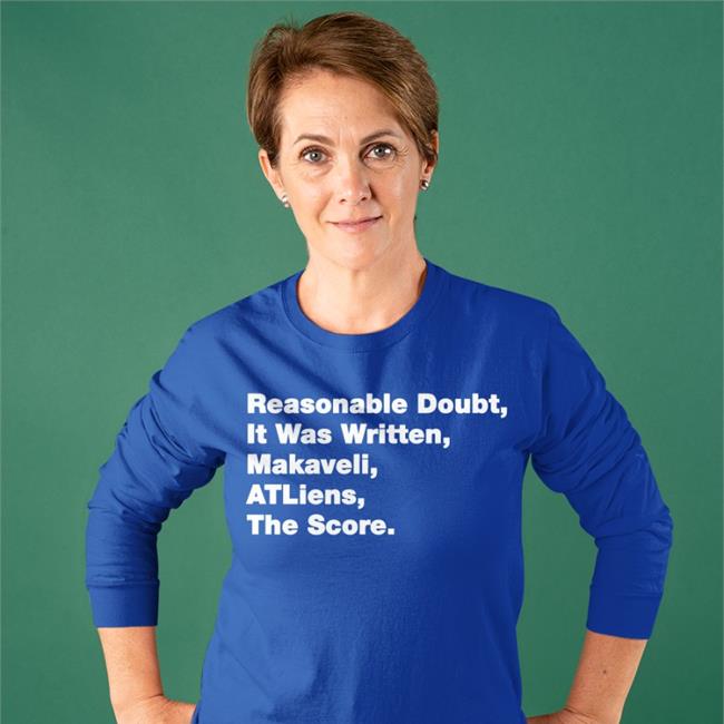 Reasonable Doubt It Was Written Makaveli Atliens The Score Shirt Mathhoffa