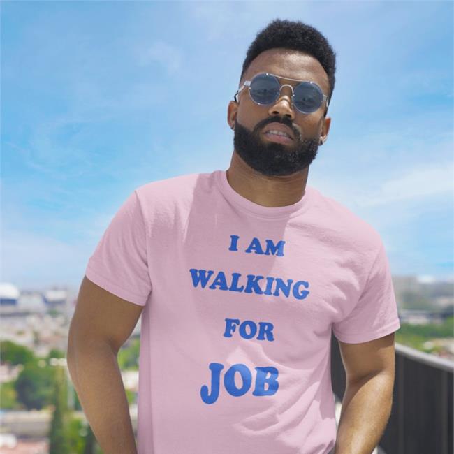 BJP4India I Am Walking For Job Cap Hat Black Rohan Gupta
