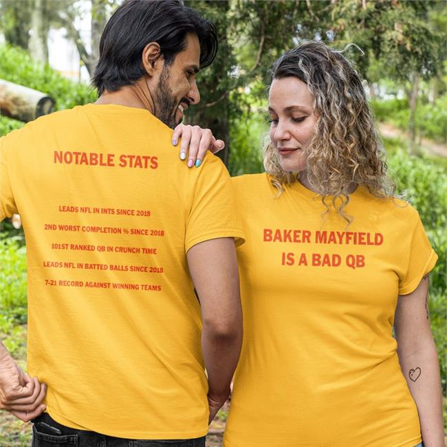 Baker Mayfield Is A Bad Qb Notable Stats Hat