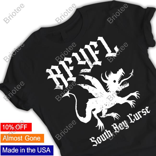 Official Run For Your Fucking Life South Bay Curse Black Tee Shirt