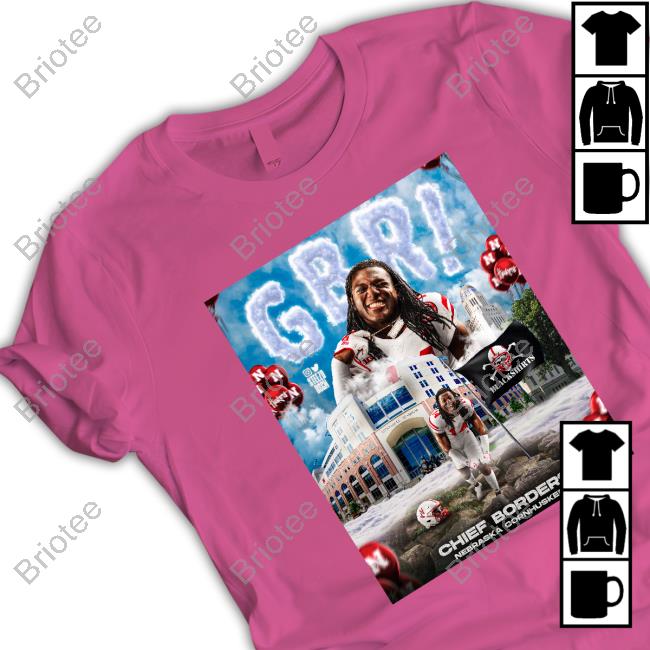 Chief Borders Nebraska Cornhuskers Limited Edition Tee Shirt