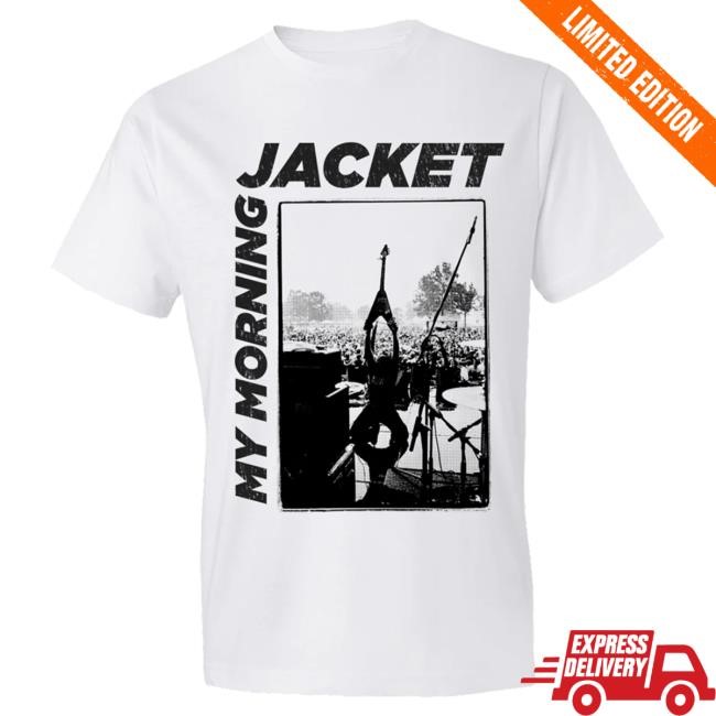 Official My Morning Jacket Merch Store Thunderdome White Top Shirt