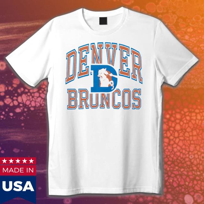 Nice Denver Broncos Arch Logo Homage T-Shirt