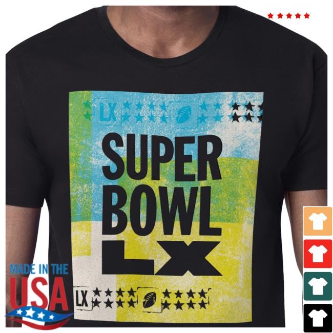 Official NFL Starter Super Bowl LX Concrete Dreams Graphic Shirt Official NFL Starter Super Bowl LX Concrete Dreams Graphic Shirt