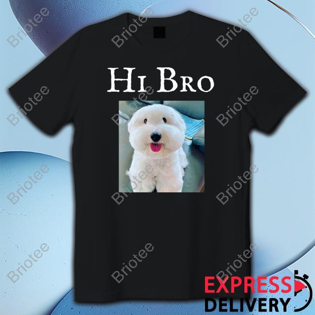 Official Hi Bro Dog T Shirts