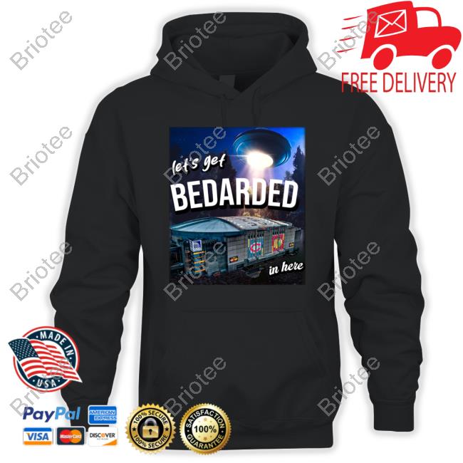 Official Heatdaddy Merch Bedarded Hoodie Let's Get Bedarded In Here