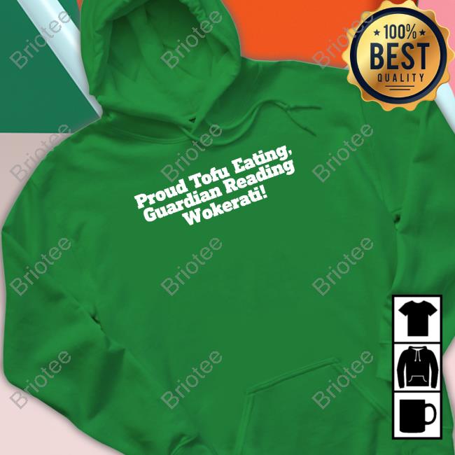 Proud Tofu Eating Guardian Reading Wokerati Tee Shirt