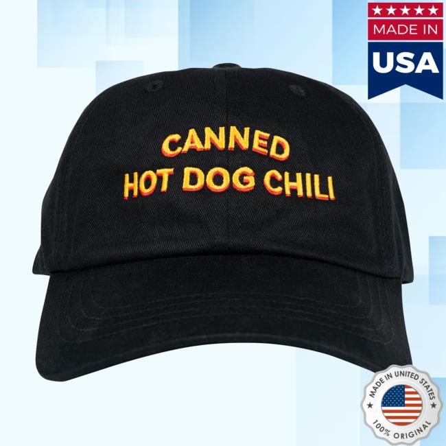 Mythical Merch Shop Sporked Canned Hot Dog Chili Embroidered Hat