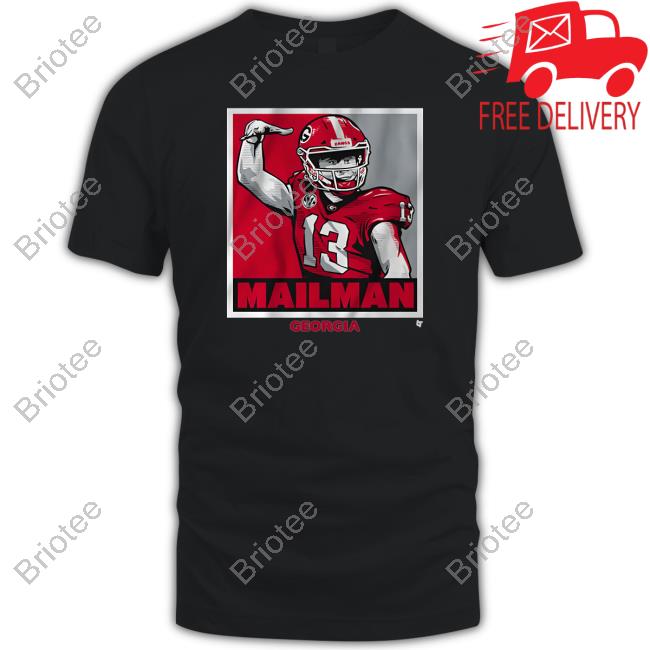 Georgia Football Stetson Bennett Iv Mailman Poster Hoodie