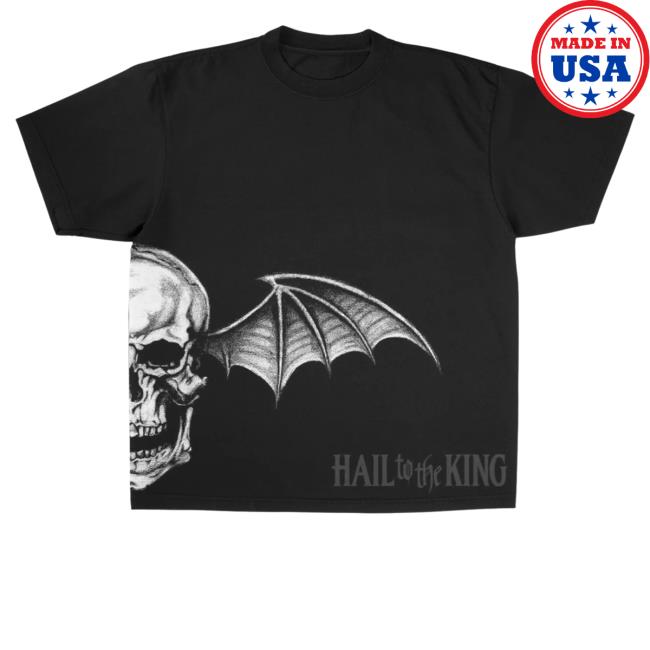 Avenged Sevenfold Merch A7x World Hail To The King Deathbat T Shirt