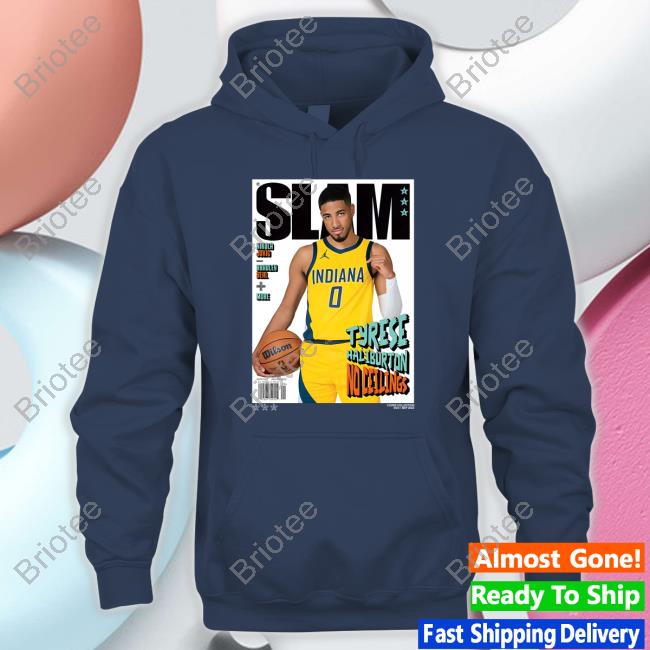 Pacers Team Store Adult Indiana Pacers Tyrese Haliburton SLAM Cover Shirts