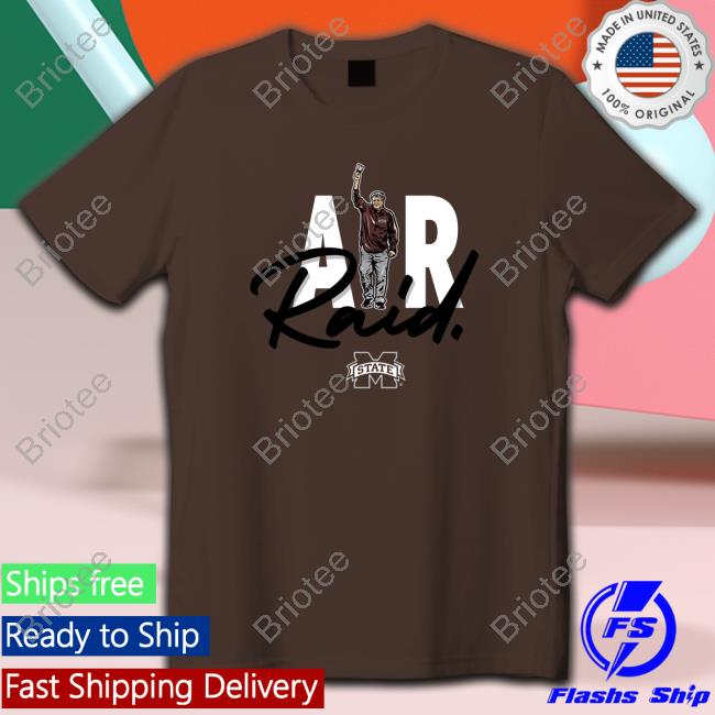Breakingt Merch Official Mike Leach Msu: Air Raid Long Sleeve Tee Shirt