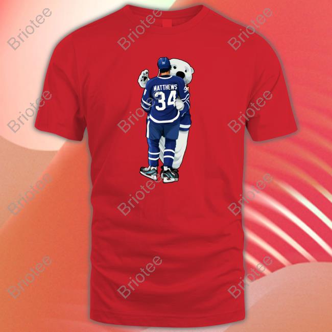 Matthews Hug Carlton The Bear TShirts Toronto Maple Leafs