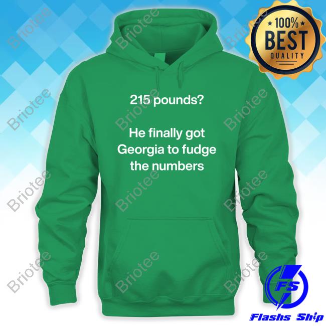Official Jon Cooper Trump 215 Pounds He Finally Got Georgia To Fudge The Numbers Shirts