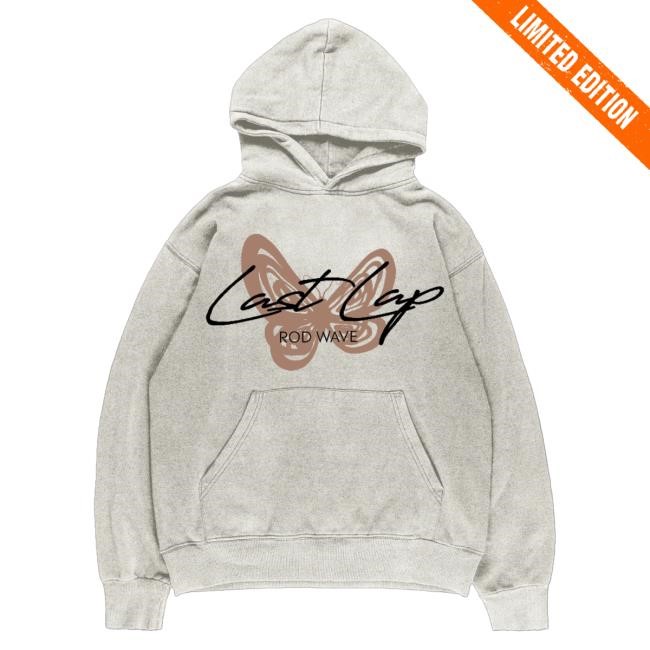 Official Rod Wave Merch Last Lap Hooded Sweatshirt