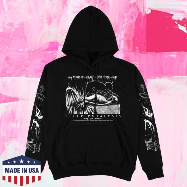 Any Means Necessary Clothing Sleep Paralysis Sweaters Black