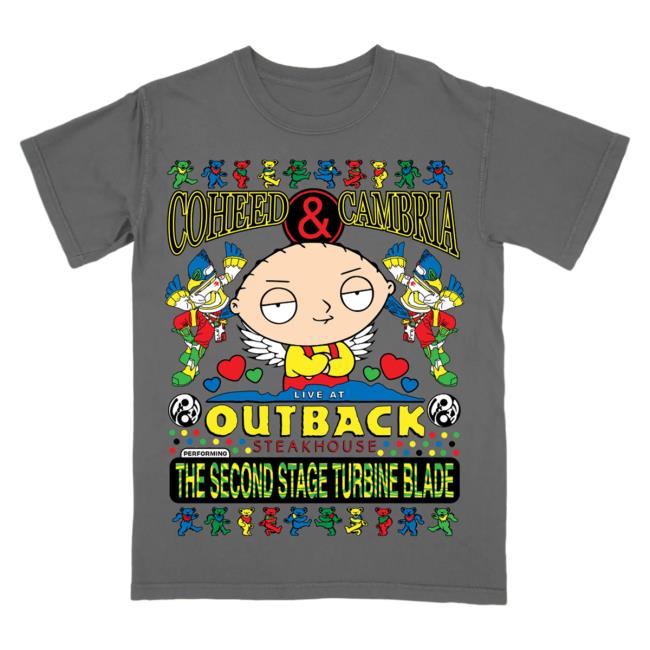 Brian Robert Jones Lxix Apparel Coheed Live @ Cambria Outback Pepper Shirt New