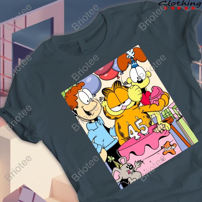 Happy Birthday Garfield 45 Old Shirt