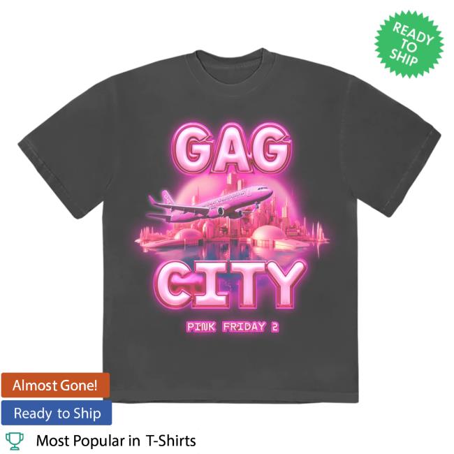 Official Nicki Minaj Merch Pink Friday 2 Gag City Shirt