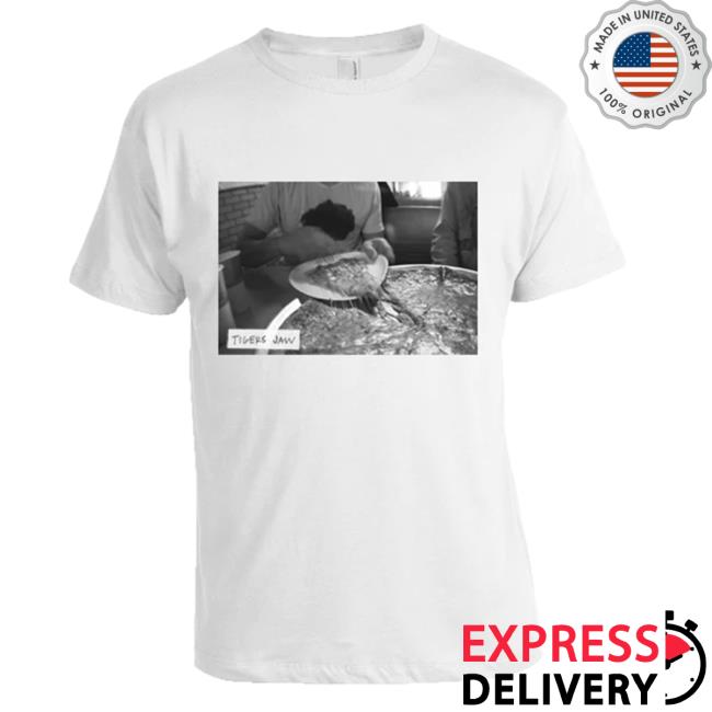 Official Run For Cover Records Store Tigers Jaw Pizza Tee Shirt