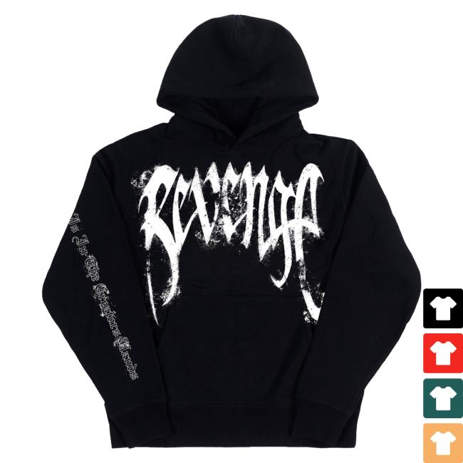 Official Revenge XXXTentacion Apparel Clothing Store Shop Revenge ST. Michael Crew neck Sweatshirt XXX Tentacion Merch