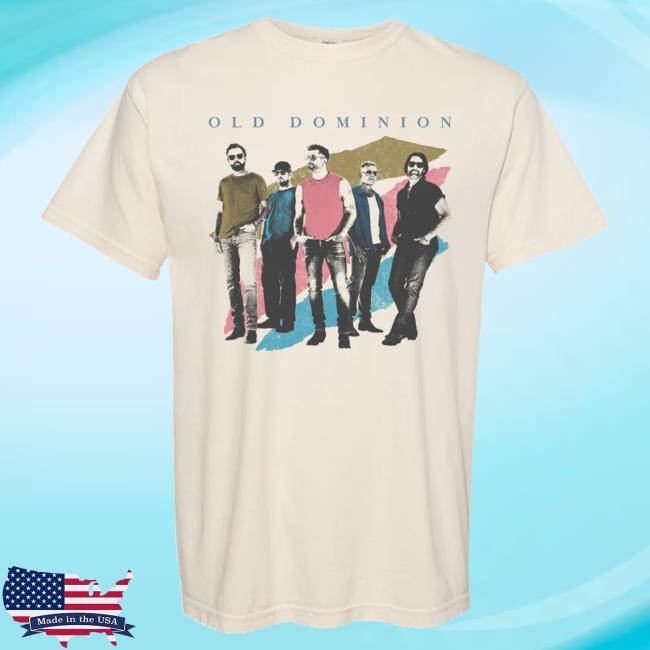 Official Old Dominion Merch Band Photo Hot Shirt