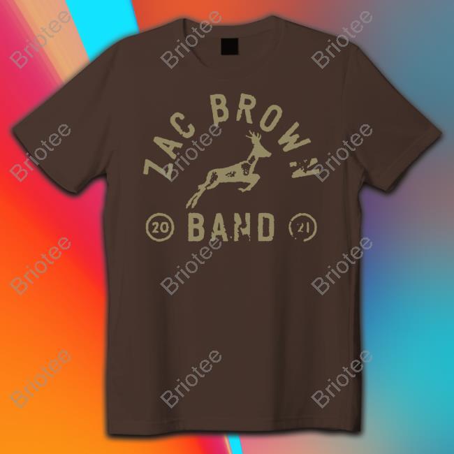 Zac Brown Band Deer Tee Official Zac Brown Band Merch Deer Shirts Zacbrownband