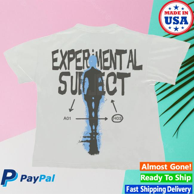 Official Halsey Merch Store Halsey Experimental Subject Shirt New Halsey Clothing Shop