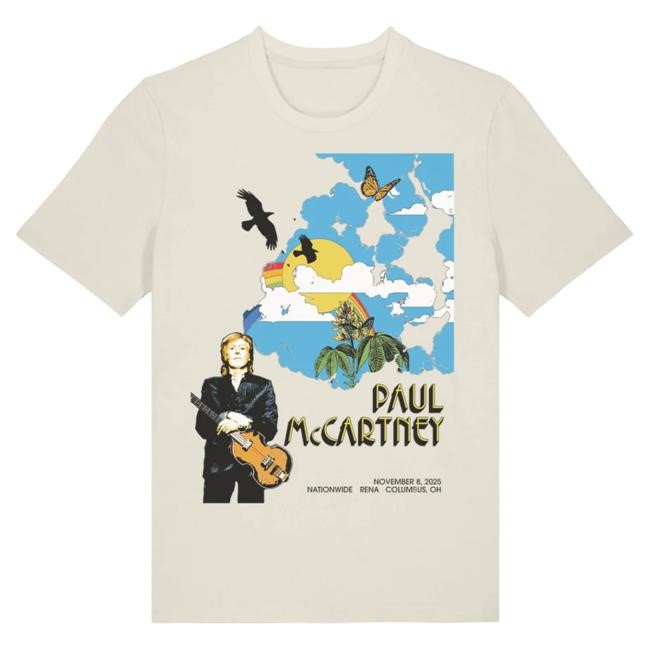Official Paul Mccartney Merch Store Got Back 2025 Columbus Event Tee
