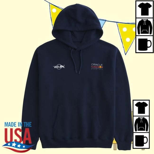Official Hollister Co Merch Store Relaxed Oracle Red Bull Racing Graphic Hoody Hollisterco