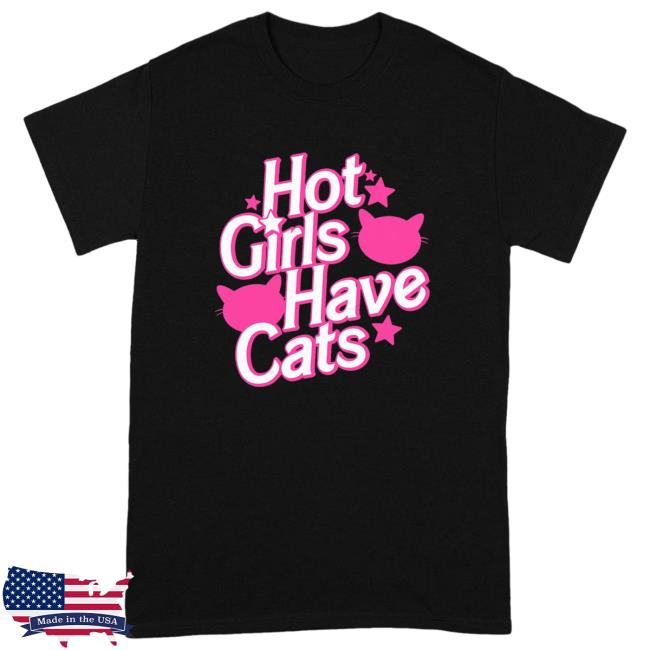 Hot Girls Have Cats Crewneck Sweatshirt