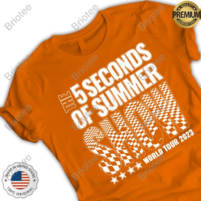 Official 5Sos Merch World Tour 2023 Amsterdam Ziggo Dome Tee