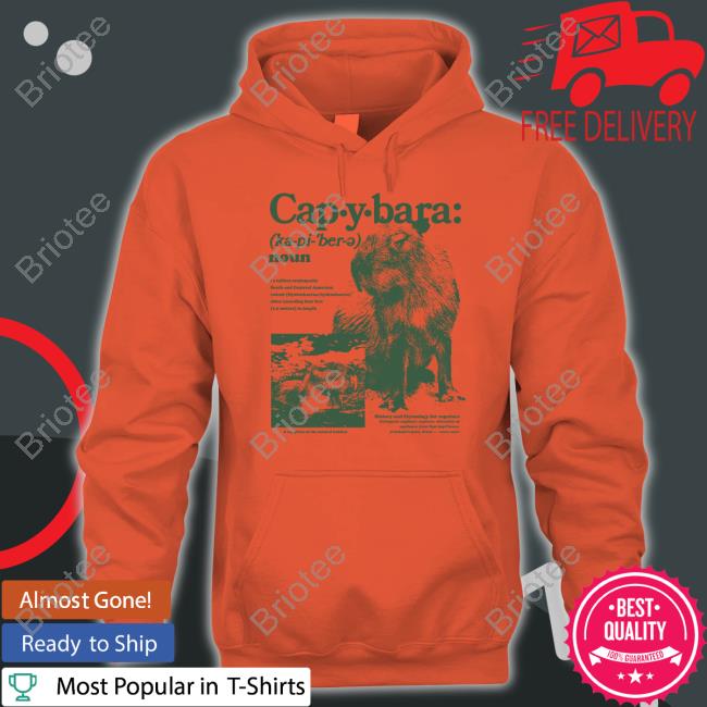 Capybara Defined Hoodie Capybara Defined Shirts
