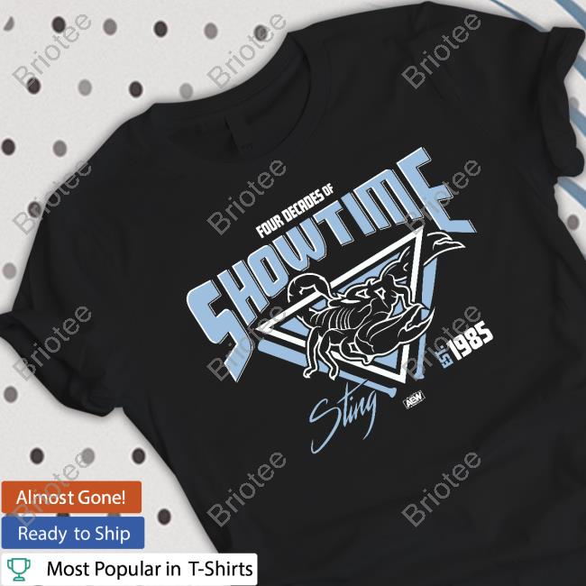 Four Decades Of Showtime! Sting Est.1985 Long Sleeve Tee Shirt