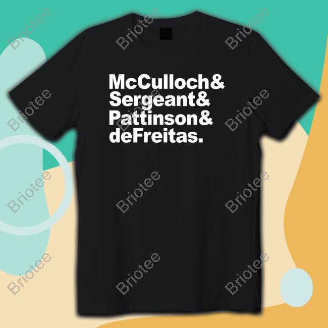 Mcculloch & Sergeant & Pattinson & Defreitas Shirt Punk And New Wave Hoodies